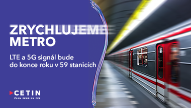 Finišujeme pokrytí metra LTE a 5G signálem